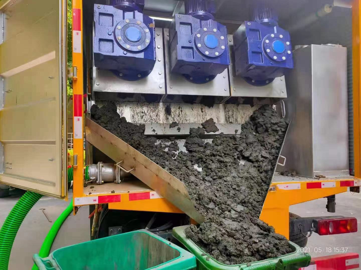 华安化粪池清掏城市维护站-泥浆净化干湿分离处理